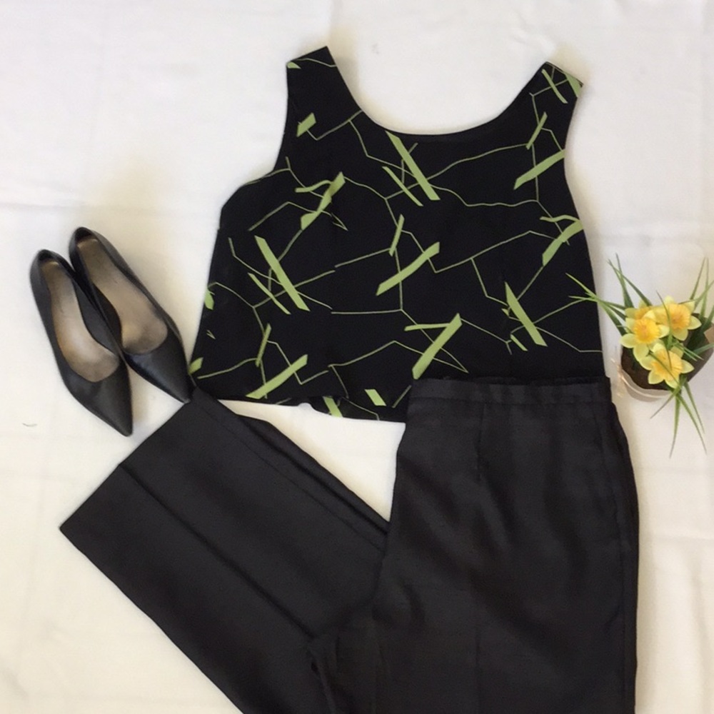 K Studio 2 pc sleeveless top/slack sz 18